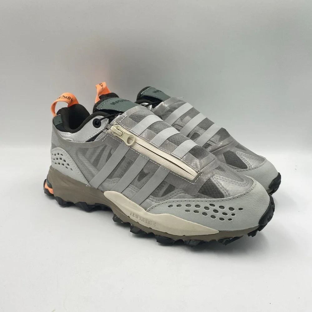 Adidas Hyperturf Adventure Shield‎ Low Matte Silver Orange HQ6498 Adiprene+, M 6